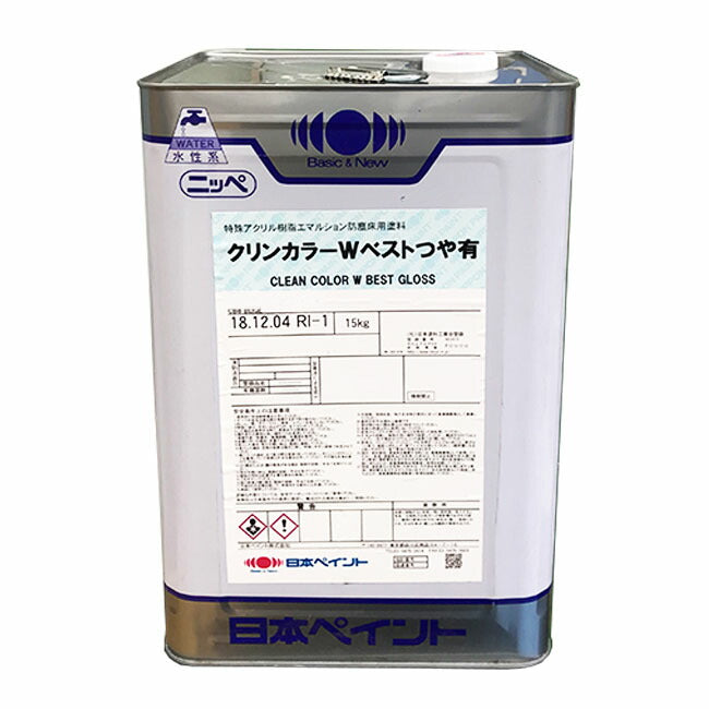 クリンカラーWベスト 全10色 ツヤあり 15kg(約37～50平米分) – ペンキ